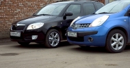 Тест-драйв Nissan Note и Skoda Roomster