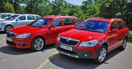Skoda Octavia на треке и в поле
