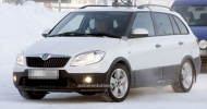 Обновленная Skoda Fabia попала в объективы фотокамер
